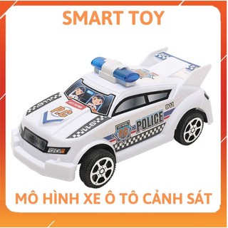 Đồ chơi ô tô trẻ em mô hình xe cảnh sát chạy đà dành cho bé từ 3 tuổi Smart Toy (ST16)