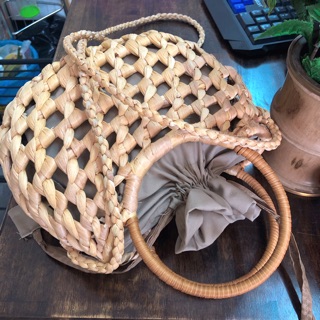 Túi lục bình handmade đan thưa R2