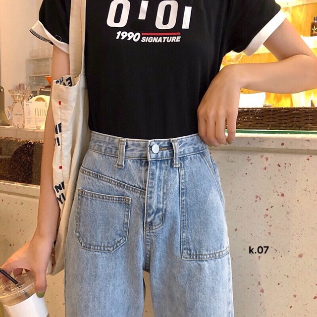 Quần Baggy JEANS ống suông loại 1 kiểu | BigBuy360 - bigbuy360.vn