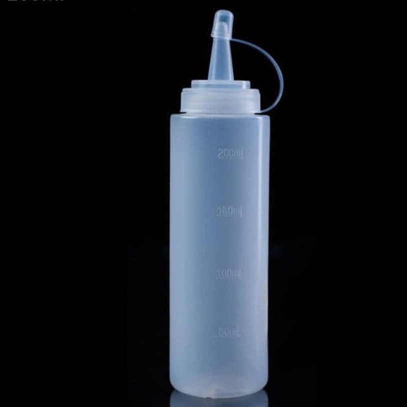 Bình Nhựa Đựng Tương, Sirup, Nước Sốt - Nhiều Dung Tích - Có Vạch Chia - THE GARDEN