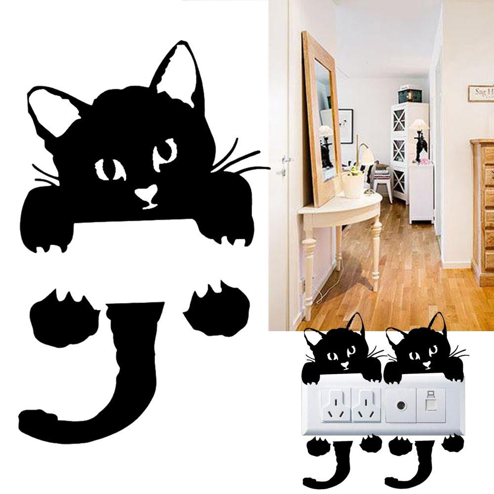 Sticker dán tường hình cú mèo đáng yêu sử dụng trang trí nhà