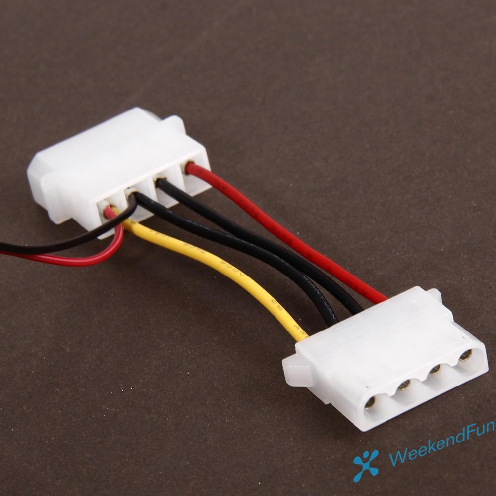 2 Quạt Tản Nhiệt Đèn Led 12v 4pin 80mm 80x25mm Cho Pc Cpu