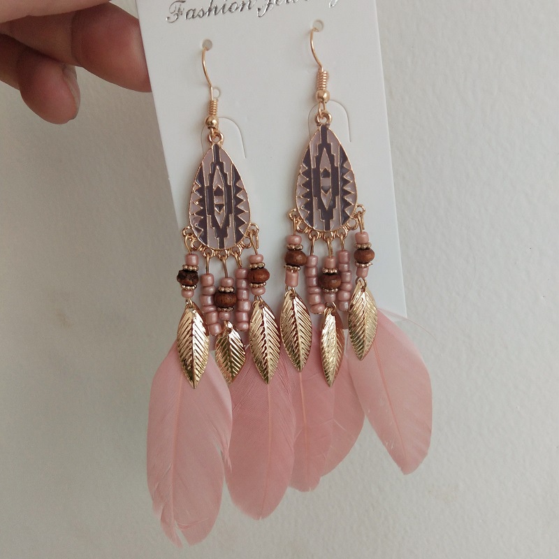 Bông Tai Dáng Dài Hình Hoa Cúc 120 Màu Sắc 9 Phong Cách bohemian