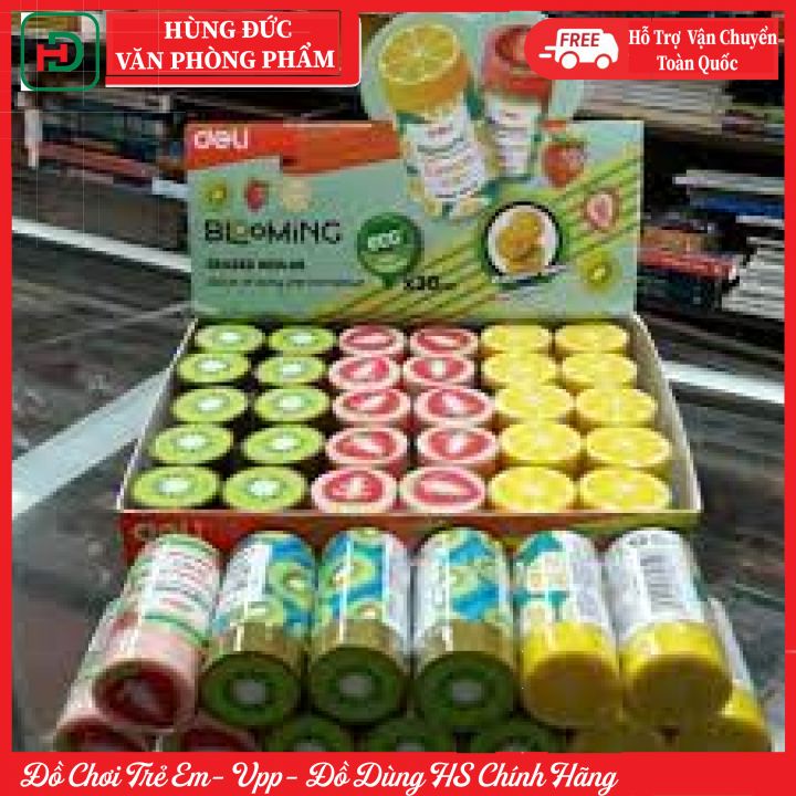 Tẩy hoa quả DELI tâỷ cực sạch tẩy bút chì 01400, sản phẩm đẹp mắt, không gây độc hại