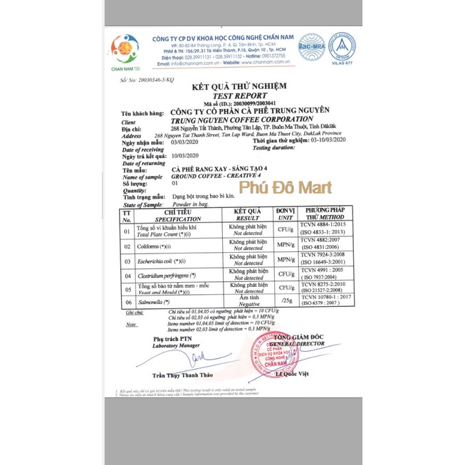 Cà Phê Rang Xay Pha Phin Sáng Tạo Số 1 - 2 - 3 - 4 - 5  Gói 340gr _ Trung Nguyên