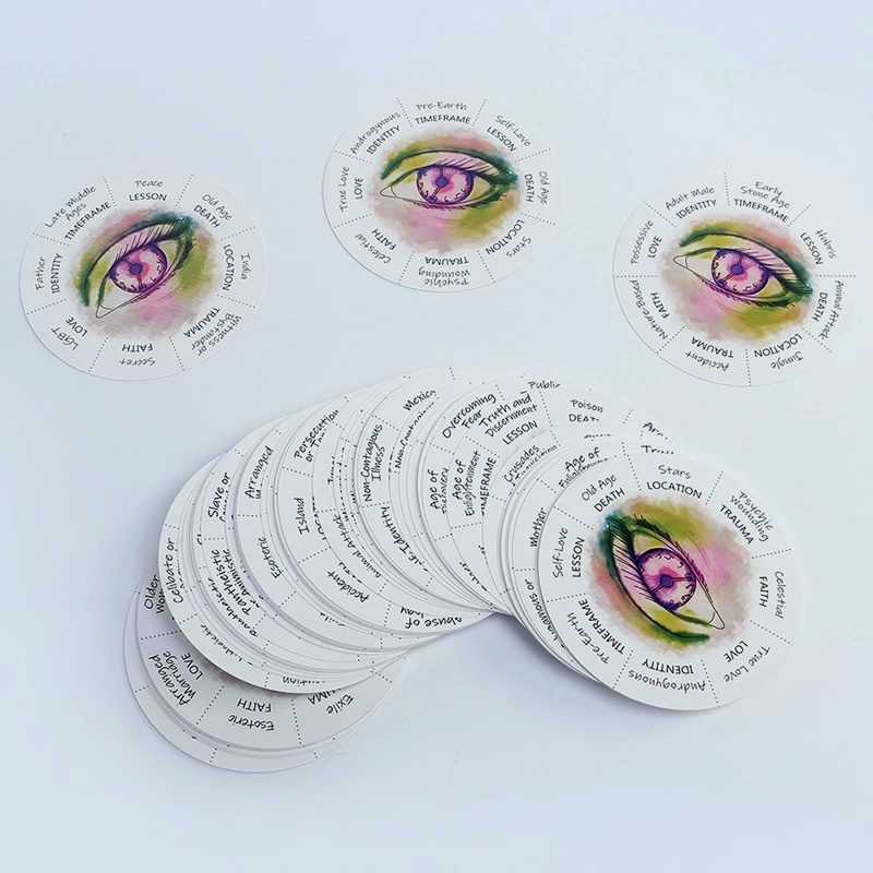 Bộ Thẻ Bài Trò Chơi Uncover Your Past Lives Oracle Độc Đáo Thú Vị