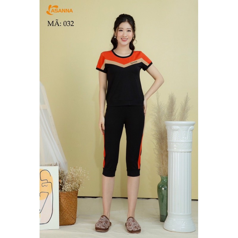 Bộ Nữ Cotton ASANNA Siêu Thoáng Mát, Co Dãn 4 Chiều [Mã 032] - Đang giảm giá | BigBuy360 - bigbuy360.vn