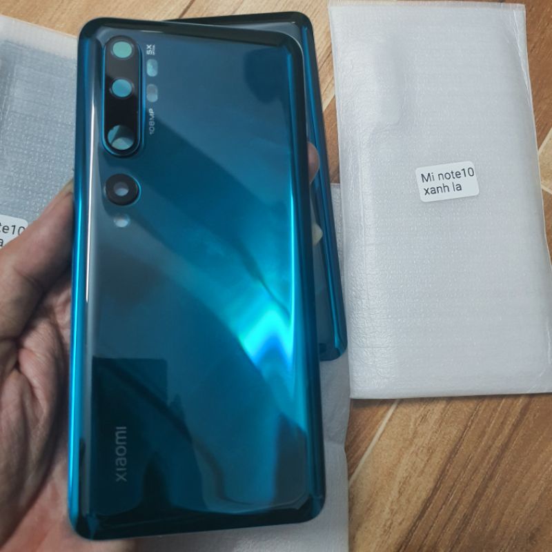 nắp lưng xiaomi mi note 10,note 10 pro,cc9 pro có kính camera zin