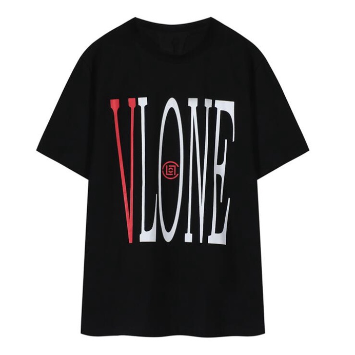 Áo Thun NgắN Tay In Chữ Vlone ThờI Trang