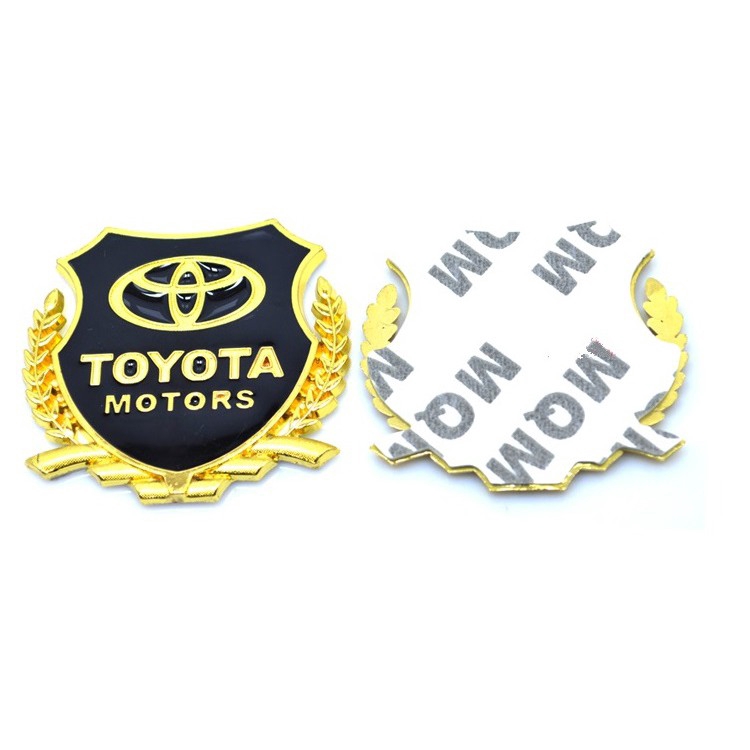 Miếng Dán Logo 3d Cho Xe Hơi Toyota (mua 1 Tặng 1 Tặng 1)