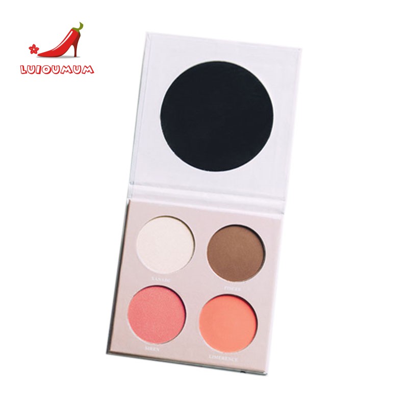 (Hàng Mới Về) Bảng Phấn Che Khuyết Điểm Minshzee 4 Màu Ánh Ngọc Trai Lấp Lánh | BigBuy360 - bigbuy360.vn