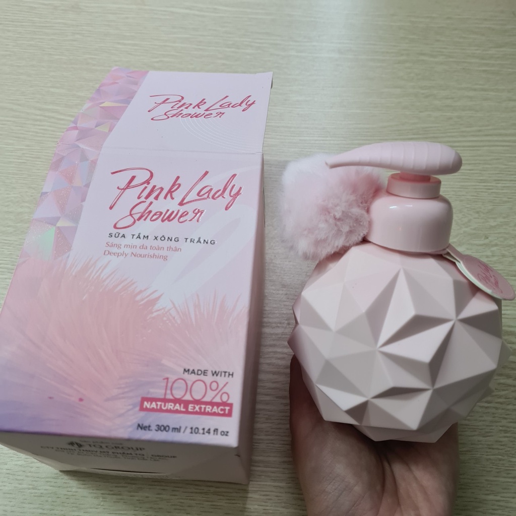 Sữa Tắm Pink Lady shower XÔNG TRẮNG CẤP TỐC