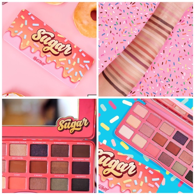 [ Face Candy ] Bảng 18 màu mắt Sugar EyeShadow Palette (có kèm bill mua hàn)