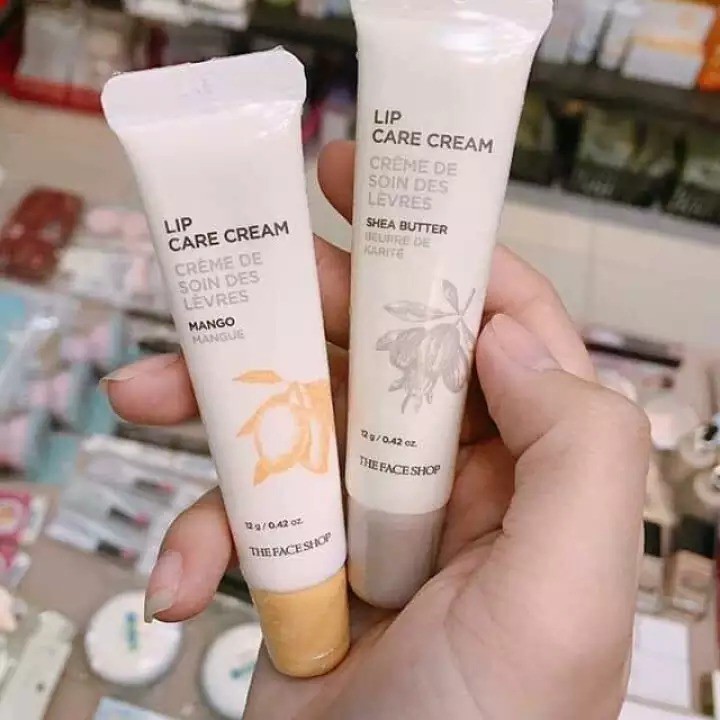 Son dưỡng môi The Face Shop Lip Care Cream TFS fmgt Shea Butter Bơ 12gr - [Hàn Quốc]