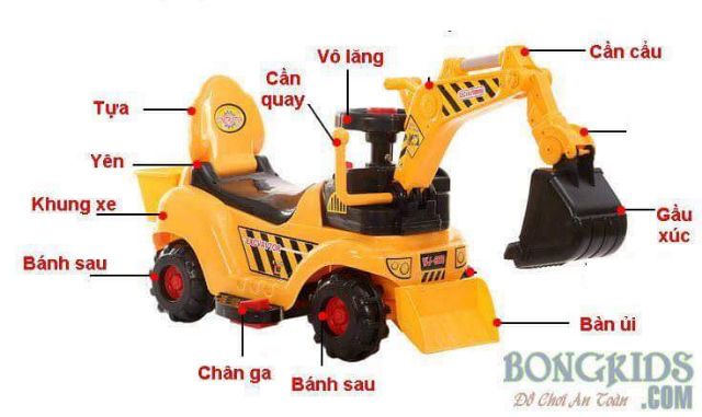 Đồ chơi xe cẩu cho bé khi hóa thân vào các chú công nhân công trường tài xế cần cẩu,vừa khiến đồ chơi vừa tăng trí s.tạo