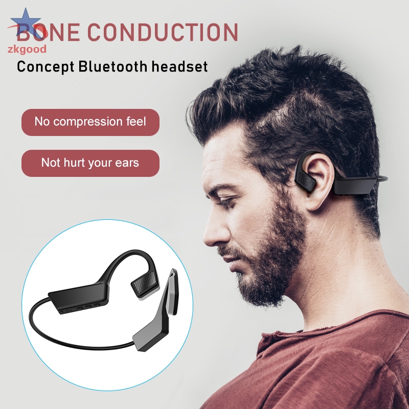 Wireless Bluetooth 5.0 Headset Bone Conduction Sport Headphone Earphone Running
