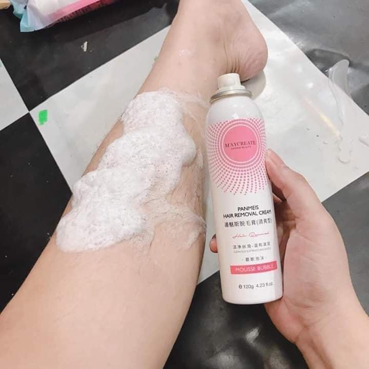 🍓Xịt Tẩy Lông M'aycreate Dạng Bọt 120ml, Tẩy Lông Tức Thì Cho Làn Da Mịn Màng, Cho Nàng Tha Hồ Diện Váy, Sooc-Y295-A5T2 | BigBuy360 - bigbuy360.vn