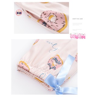 Bộ Pijama CộcTay Mã E10 (cotton Mềm Mịn)