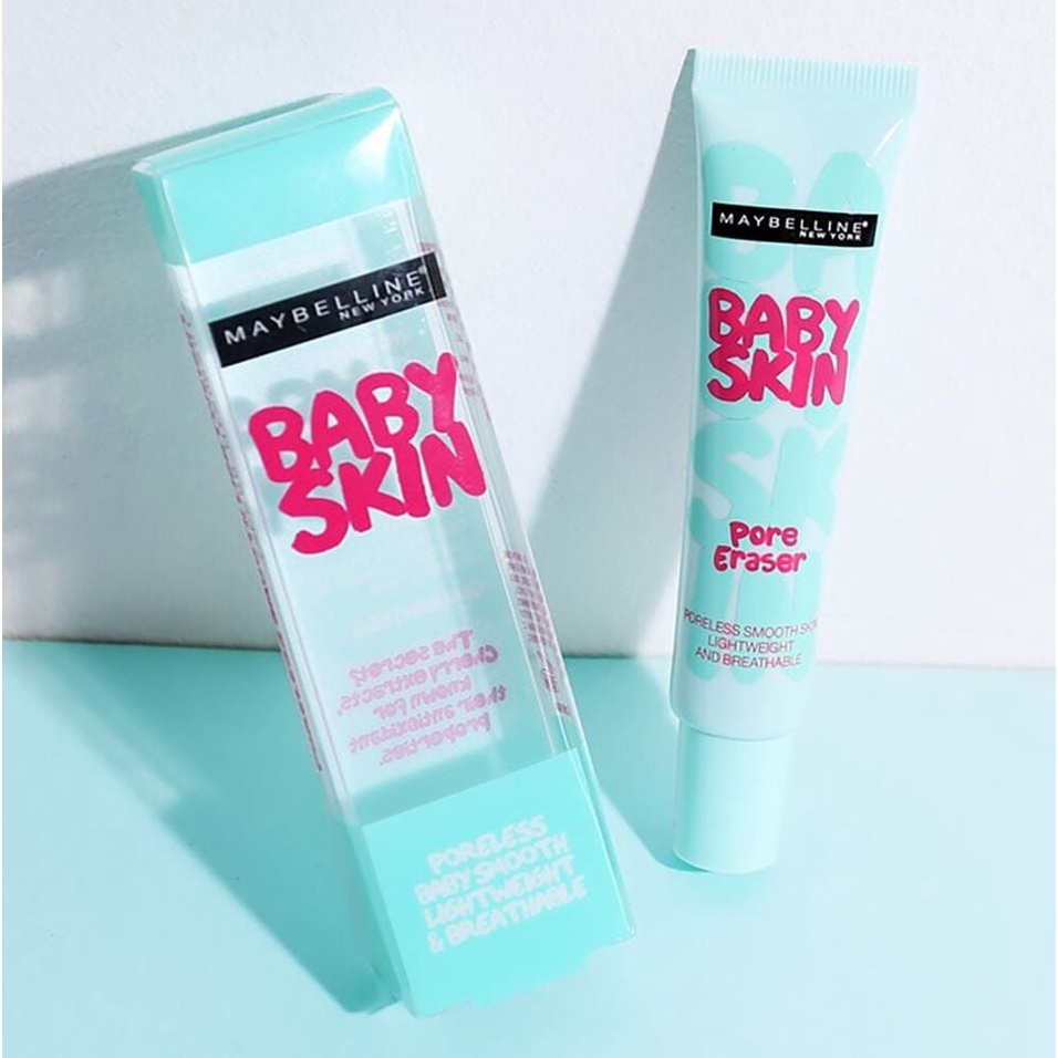 Kem lót Baby Skin mịn da che khuyết điểm Maybelline New York Pore Eraser Primer 22ml