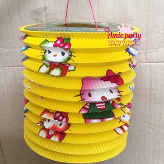200 Lồng Đèn Trụ Tròn Size Trung - Lồng Đèn Giấy Trung Thu - Lồng Đèn Giấy Xếp - Lồng Đèn Trung Thu Hình Trụ