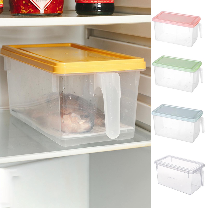 Hộp nhựa pp trong suốt dạng ngăn kéo hình chữ nhật đựng trứng /thức ăn bảo quản tủ lạnh có nắp đậy