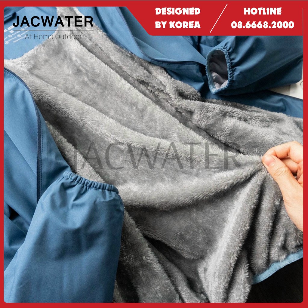 Áo gió lông cừu nam nhẹ chống nước, khoác dù ấm thời trang Hàn Quốc DRAWWIND V480 | BigBuy360 - bigbuy360.vn