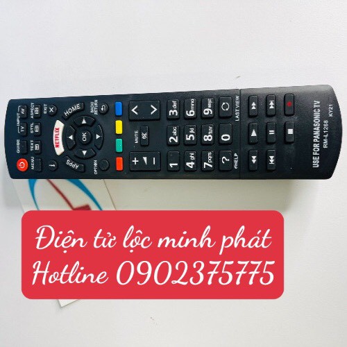 REMOTE ĐIỀU KHIỂN TIVI PANASONIC SMART HUAYU RM-L1268 GIÁ Tốt