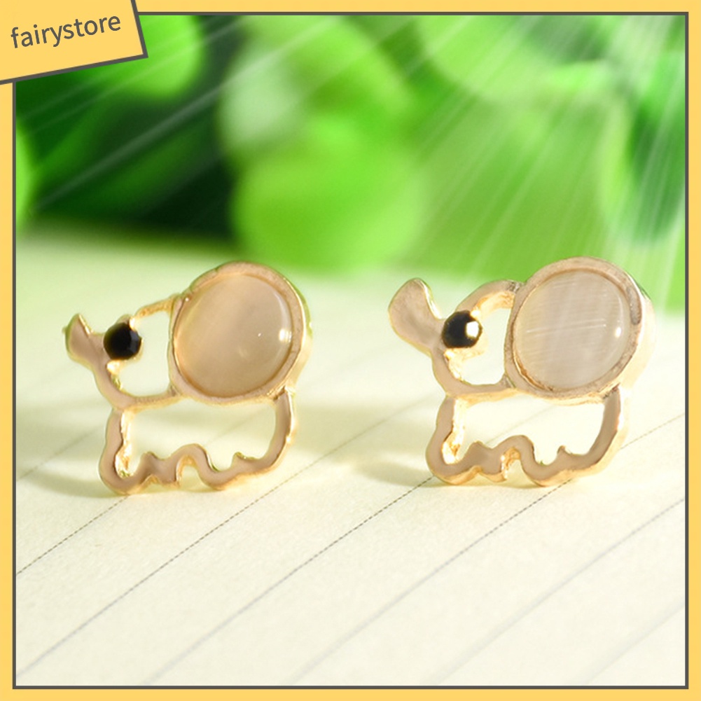 Hoa Tai Mặt Hình Chú Voi Đáng Yêu Cho Nữ