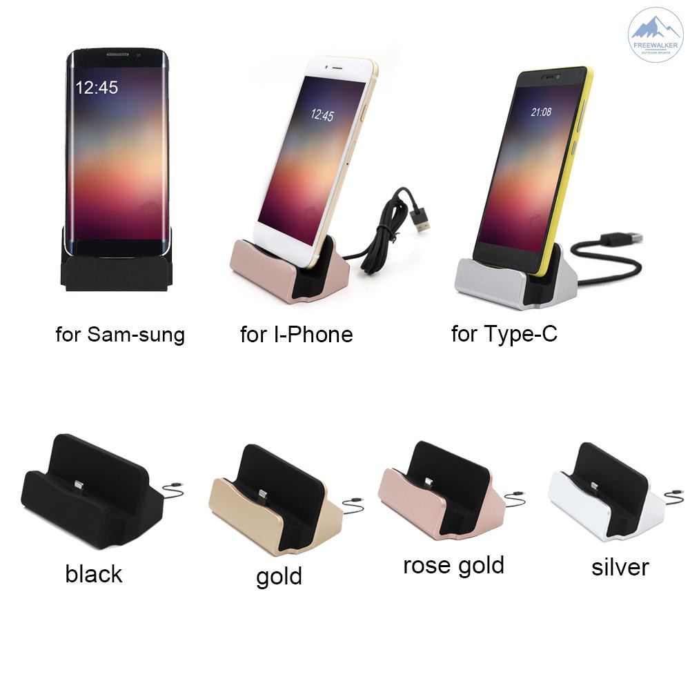 ✪Phone Dock Charging Stand Base Cradle USB Cable Holder Compatible for I-Phone X/8/7/6 for Sam-sung Android for Type C