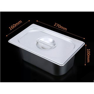 Khay inox đựng topping, chè