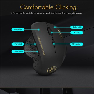 IMICE G6 Laptop PC Wireless Third Gear Adjustable USB Receiver Mouse Game Mice