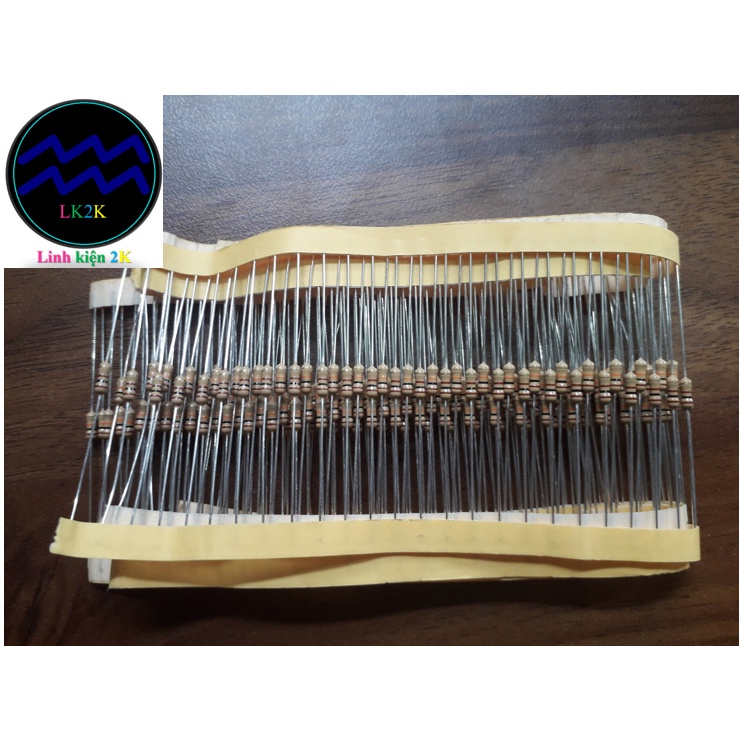 Điện trở Đài Loan chân đồng 1/4W (50con)