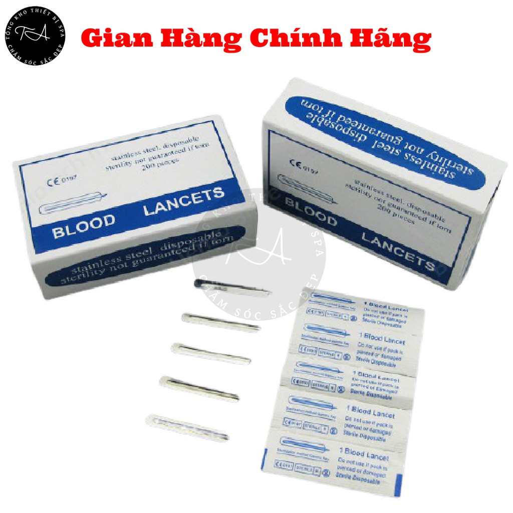 Kim chích mụn hộp 200 chiếc Cao Cấp