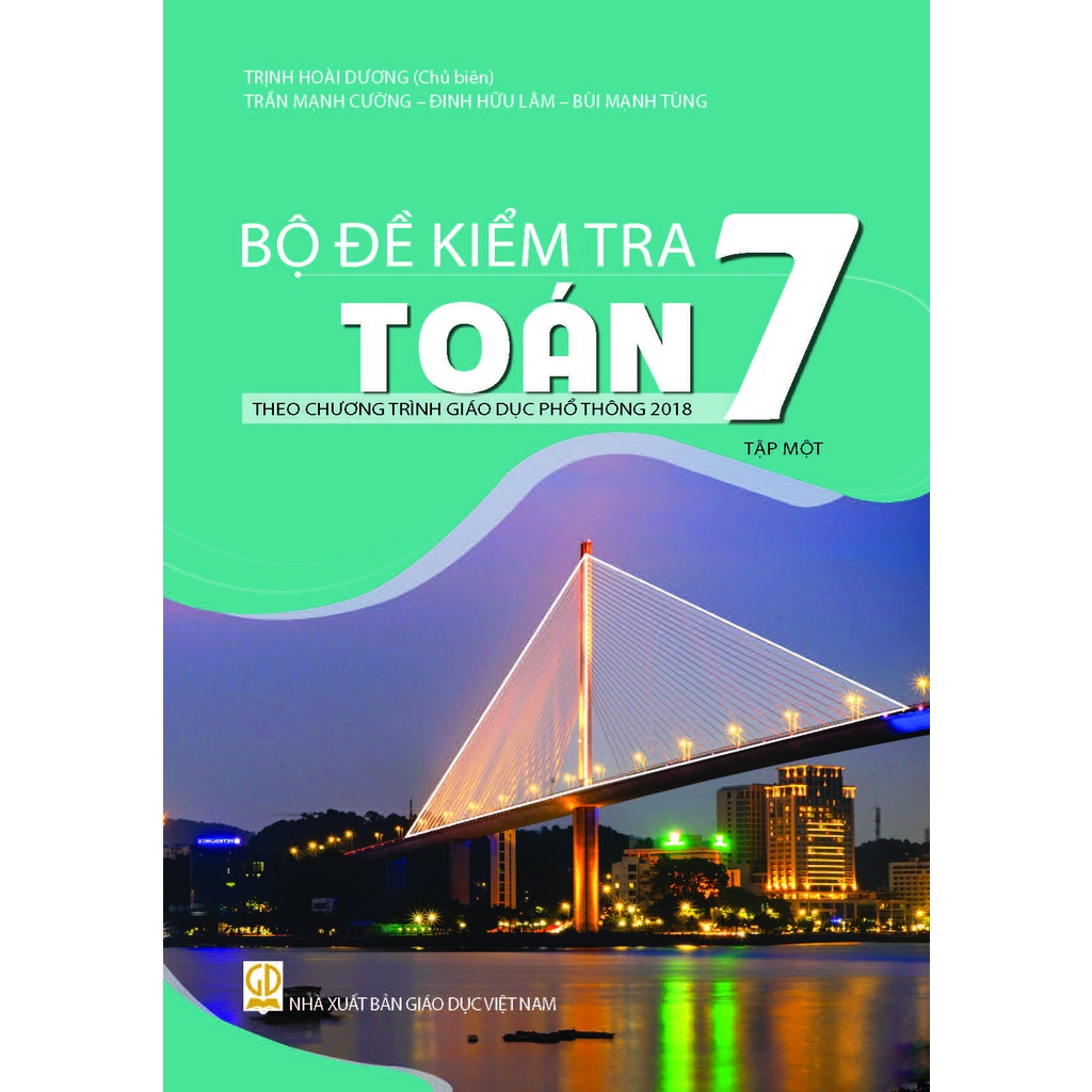 Sách - Bộ đề kiểm tra Toán lớp 7 tập 1 (HEID)