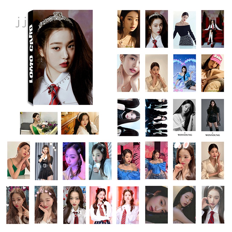 Bộ 30 Thẻ Hình LOMO Nhóm Nhạc Jjiuad IVE Fu