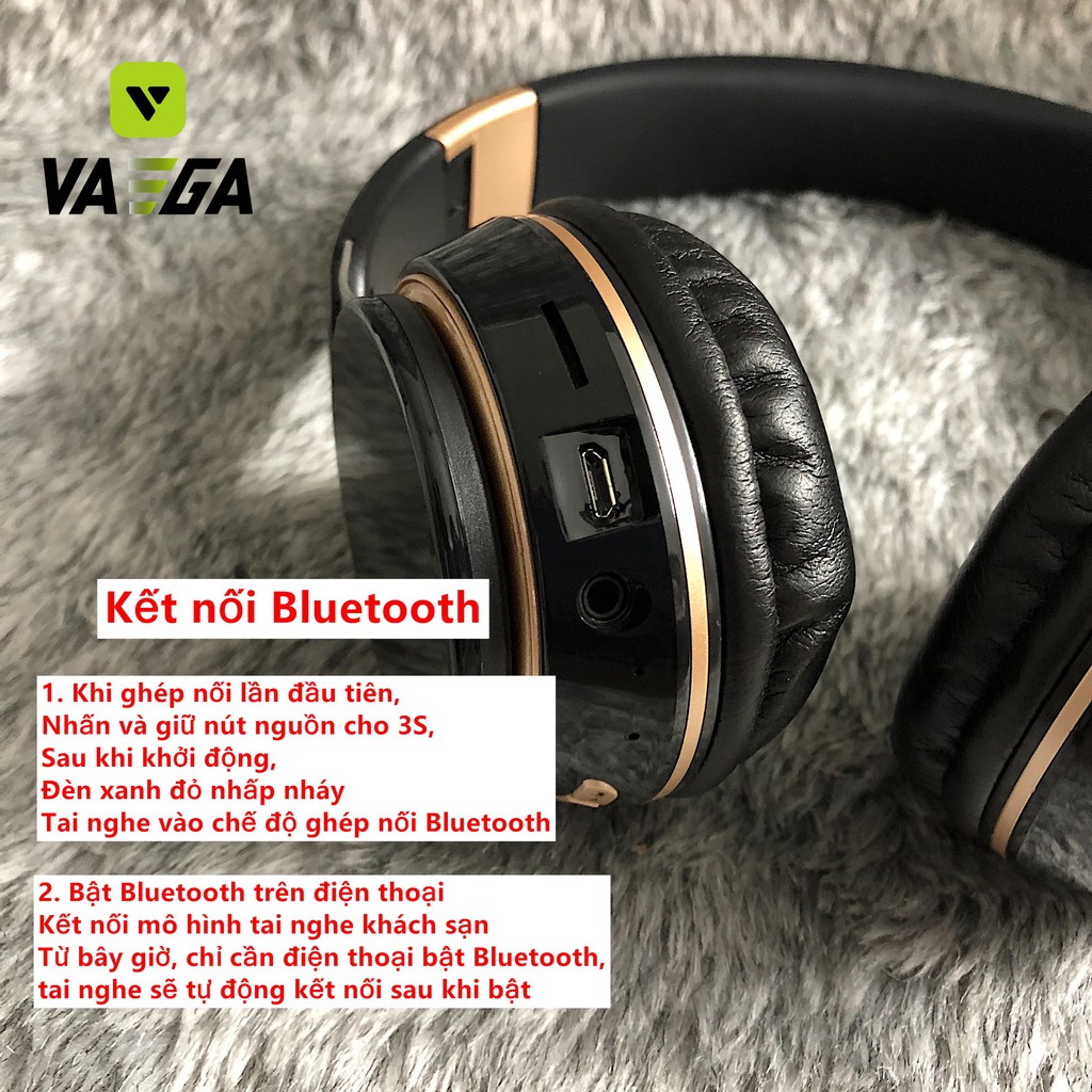 【VaeGa】Tai Nghe Chụp Tai 07S Kết Nối Bluetooth 5.0 Có Micro -  Thiết Kế Thể Thao Và Phụ Kiện