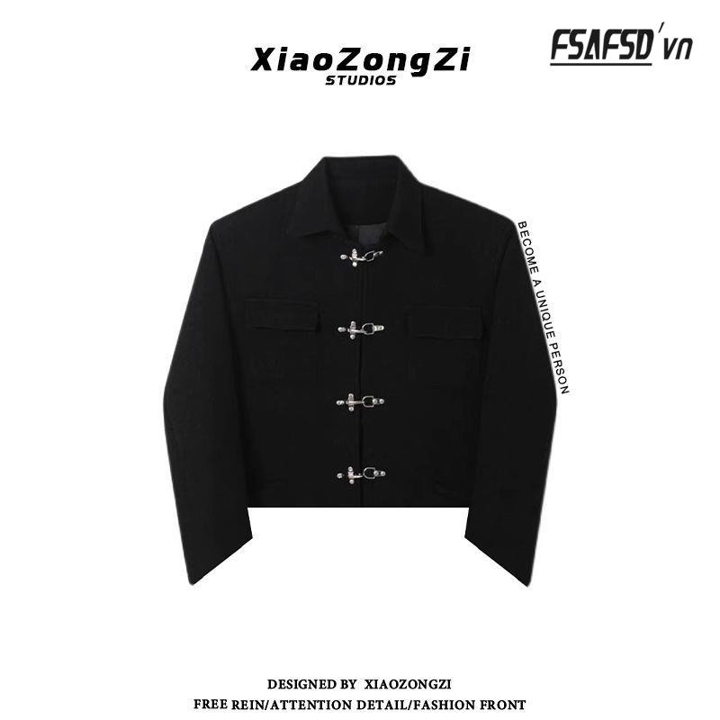 Áo Khoác Ngắn Dáng Rộng Phong Cách Trung Hoa Cổ Điển Dành Cho Nữ