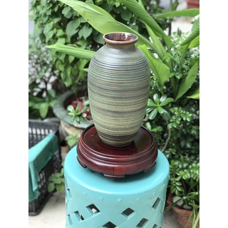 Bình Hoa Gốm Sứ Bát Tràng Mộc Dáng Bomm