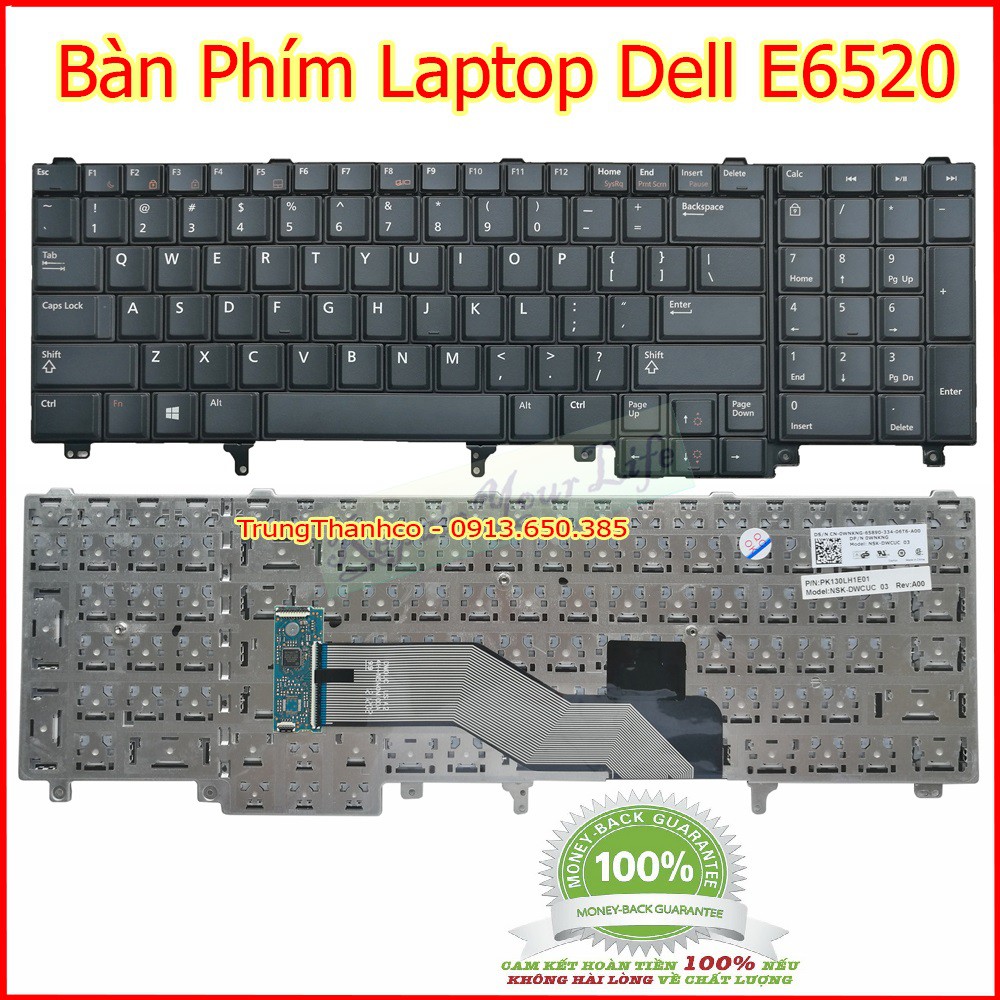 Bàn Phím Laptop Dell E6520