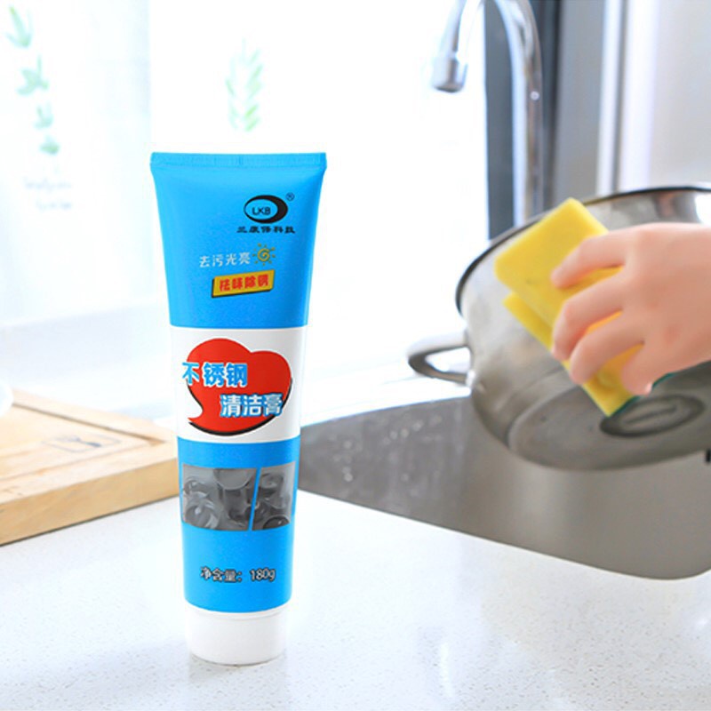 Kem tẩy rửa làm bóng xoong nồi, đồ dùng kim loại, inox 180g