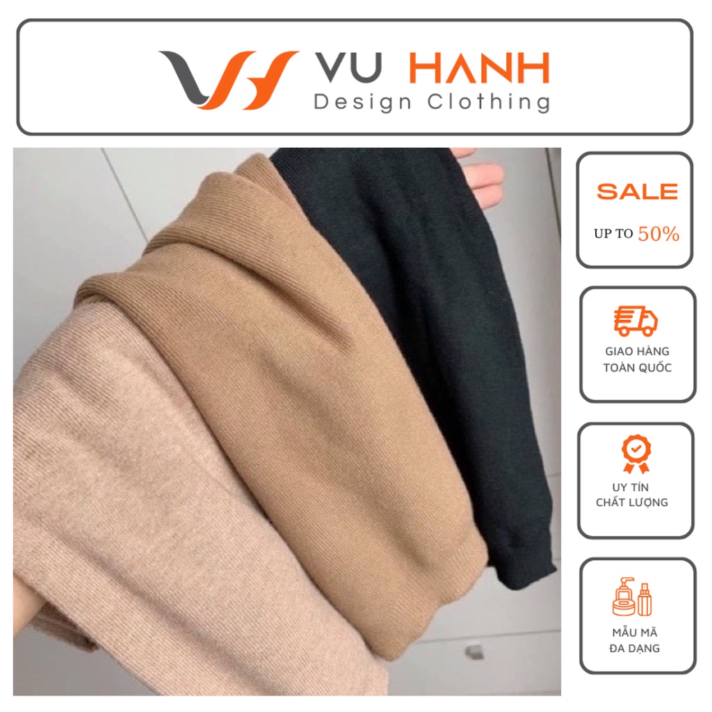 H22 Len hến cổ cao cánh dơi, len cánh dơi freesize 38-65kg | Shop Vũ Hạnh