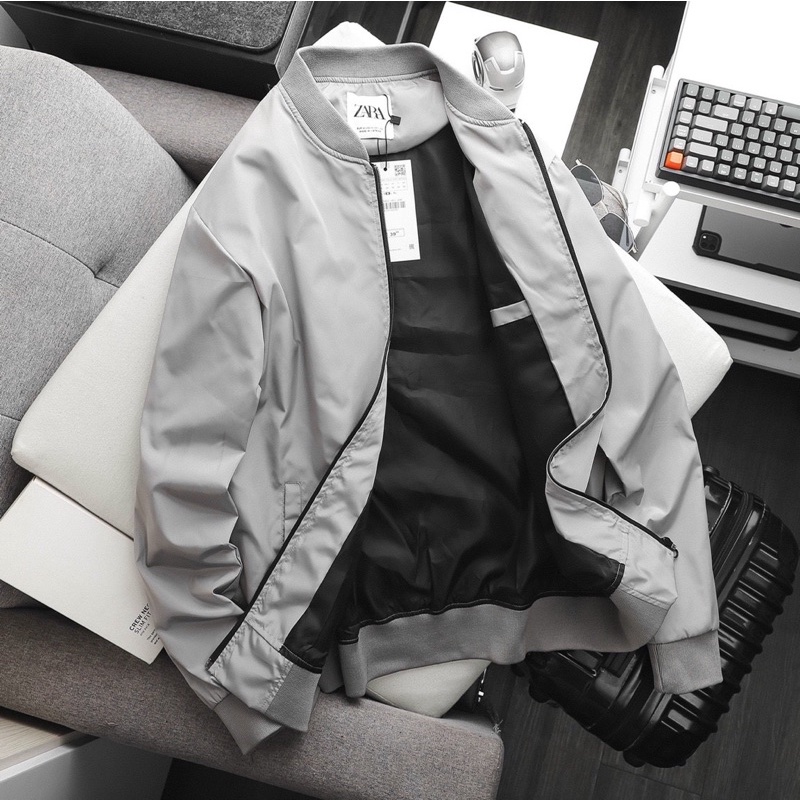 Áo khoác gió nhẹ Bomber Jacket ZR man 2 lớp trượt nước Onwed2022