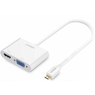 Cáp micro hdmi sang hdmi + vga ugreen 30354
