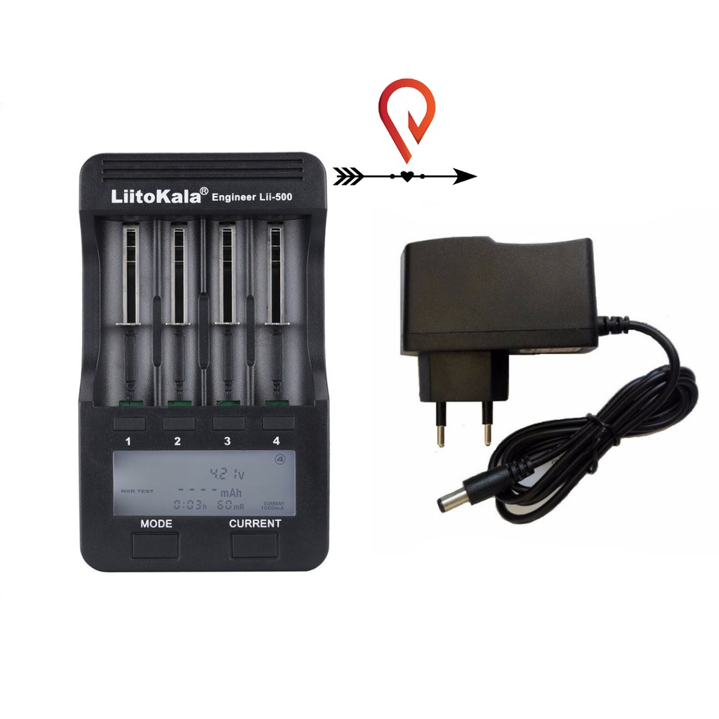 Sạc Pin Liitokala Lii-500 18650/26650 sạc thông minh đo nội trở và dung lượng pin
