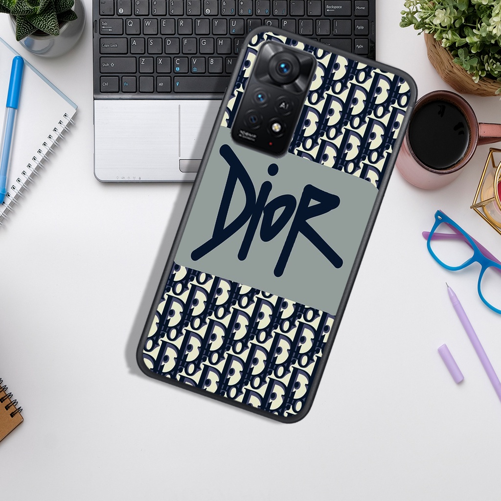 ỐP LƯNG XIAOMI REDMI NOTE 11 4G - NOTE 11S  -NOTE 11 5G - NOTE 11 PRO  , IN HÌNH LÔ GÔ DI-OR ĐẸP, CHẤT, PHONG CÁCH.
