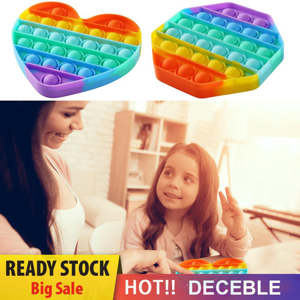 Đồ chơi bóp bong bóng giải tỏa áp lực có chữ alphabet cho trẻ em/người tự kỷ