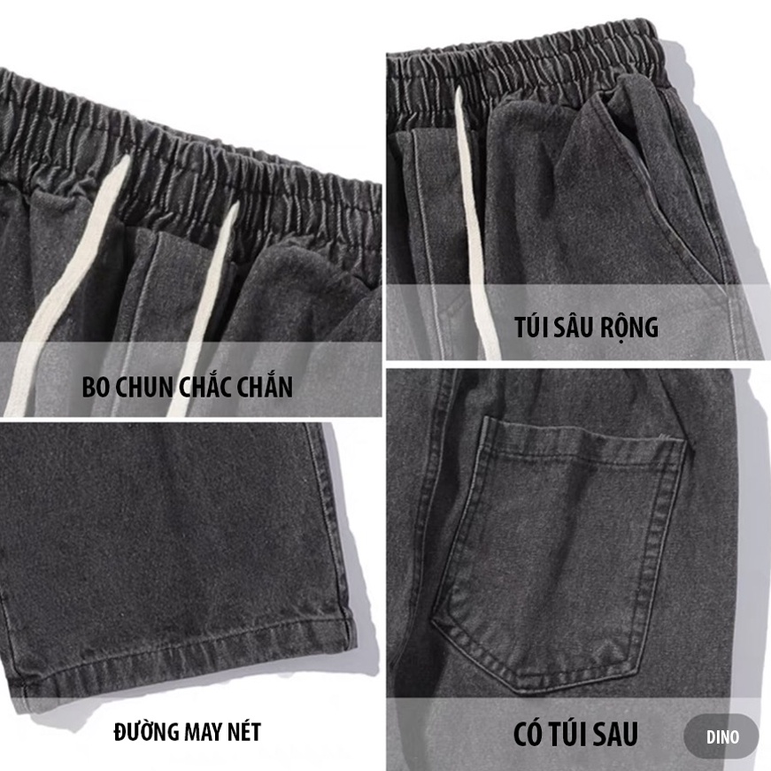 Quần jean ống rộng unisex Japan Seri 201