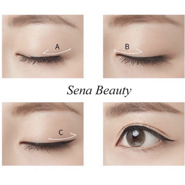 [Mã 257FMCGSALE giảm 7% đơn 500K] Bút kẻ mắt chống nước Maycreate Eyeliner Sena Beauty