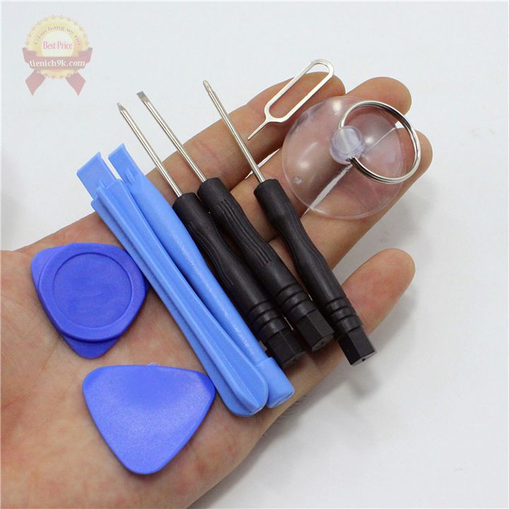 Bộ tua vít mini sửa chữa điện thoại 8 món Dụng cụ nạy tháo mở màn hình