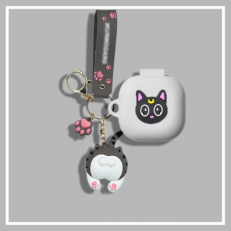 Vỏ Bảo Vệ Hộp Sạc Tai Nghe Galaxy Buds 2 Bằng silicon Mềm Họa Tiết Hoạt Hình Vui Nhộn Cho Samsung Galaxy Buds Live / Galaxy budspro